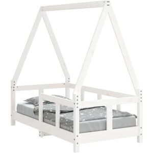 vidaXL Kinderbettrahmen Weiß - Kinderbett vidaXL Kinderbettrahmen Weiß - Kinderbett