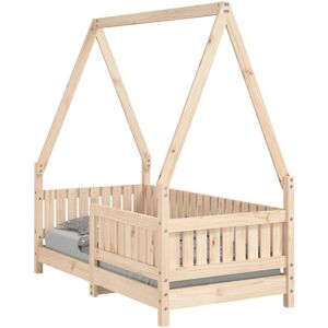 structure de lit pour enfants en pin massif 70x140 cm vidaXL - Publicité structure de lit pour enfants en pin massif 70x140 cm vidaXL - Publicité