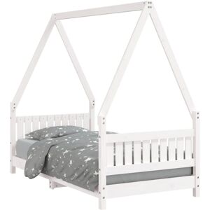 vidaXL 834505 Kids Bed White Wood - Kids Bed vidaXL 834505 Kids Bed White Wood - Kids Bed