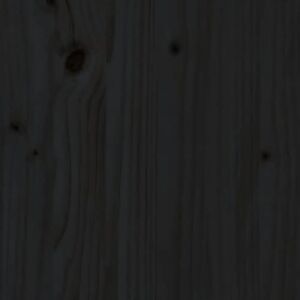 vidaXL Kids Bed Frame with Drawers Black 90x200 cm Solid Wood Pine - Kids Bed vidaXL Kids Bed Frame with Drawers Black 90x200 cm Solid Wood Pine - Kids Bed