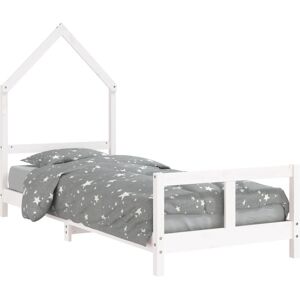 vidaXL Kinderbett Weiß 80x200 - Kinderbett vidaXL Kinderbett Weiß 80x200 - Kinderbett