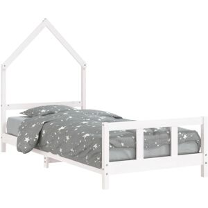 vidaXL Kinderbett Weiß 90x200cm - Holz Bettgestell vidaXL Kinderbett Weiß 90x200cm - Holz Bettgestell