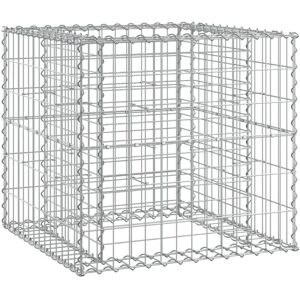 vidaXL Outdoor Bench with Gabion Basket - Durable Pine Wood vidaXL Outdoor Bench with Gabion Basket - Durable Pine Wood