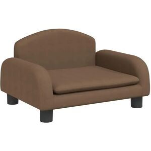 Sofa dziecięca brązowa 50x40x30cm tkanina Sofa dziecięca brązowa 50x40x30cm tkanina