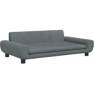 vidaXL Kanapa dla dzieci ciemnoszara - Kids Sofa vidaXL Kanapa dla dzieci ciemnoszara - Kids Sofa