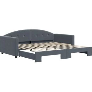 vidaXL Canapé-Lit Modèle avec Velours et Métal - Canapé-Lit - Publicité vidaXL Canapé-Lit Modèle avec Velours et Métal - Canapé-Lit - Publicité