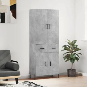 vidaXL Highboard Grey 69.5x34x180 Cm Storage Cabinet vidaXL Highboard Grey 69.5x34x180 Cm Storage Cabinet