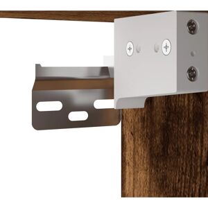 vidaXL Smoked Oak Sideboard - 34.5x34x180 cm - Storage Cabinet vidaXL Smoked Oak Sideboard - 34.5x34x180 cm - Storage Cabinet