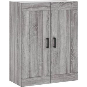 MAISONCHIC Credenza - 69.5x34x180cm - Grey Sonoma - Storage Cabinet MAISONCHIC Credenza - 69.5x34x180cm - Grey Sonoma - Storage Cabinet