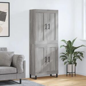 vidaXL Grey Sonoma Tall Storage Cabinet - Sideboard vidaXL Grey Sonoma Tall Storage Cabinet - Sideboard