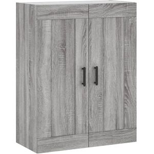 vidaXL Grey Sonoma Highboard - Tall Storage Cabinet with 2 Doors & 2 Drawers vidaXL Grey Sonoma Highboard - Tall Storage Cabinet with 2 Doors & 2 Drawers