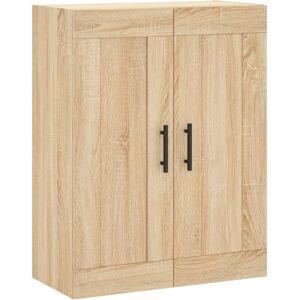 vidaXL Sonoma Oak Tall Storage Cabinet - Storage Cabinet vidaXL Sonoma Oak Tall Storage Cabinet - Storage Cabinet