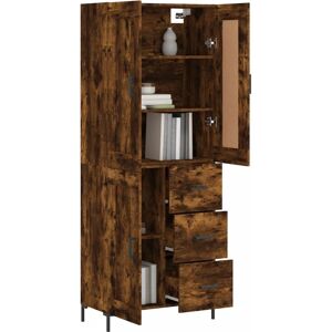 vidaXL Smoked Oak Highboard - Highboard vidaXL Smoked Oak Highboard - Highboard