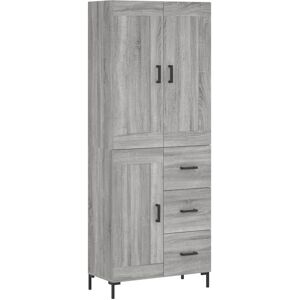 vidaXL Highboard Grey Sonoma - Highboard, storage, modern design vidaXL Highboard Grey Sonoma - Highboard, storage, modern design
