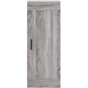 vidaXL Sonoma Grey 1 Wood Door Highboard - Sideboard vidaXL Sonoma Grey 1 Wood Door Highboard - Sideboard