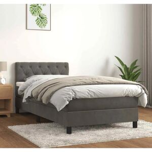 Maisonchic Modell 2757 - Dunkelgraues Samtbetttbett mit verstellbarem Kopfteil Maisonchic Modell 2757 - Dunkelgraues Samtbetttbett mit verstellbarem Kopfteil