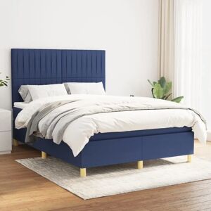 MAISONCHIC Bett mit Taschenfederkernmatratze - Blau - Bett MAISONCHIC Bett mit Taschenfederkernmatratze - Blau - Bett