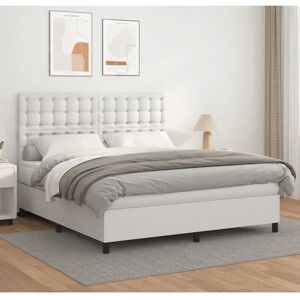 Letto regolabile bianco MAISONCHIC con materasso a molle insacchettate - Tipo di letto Letto regolabile bianco MAISONCHIC con materasso a molle insacchettate - Tipo di letto