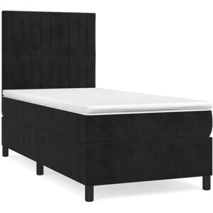 Lit en Velours avec Tête de Lit Réglable - Lit vidaXL Lit en Velours avec Tête de Lit Réglable - Lit vidaXL