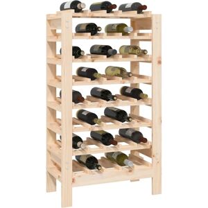 vidaXL Solid Wood Pine Wine Rack - Rustic Storage for 40 Bottles vidaXL Solid Wood Pine Wine Rack - Rustic Storage for 40 Bottles