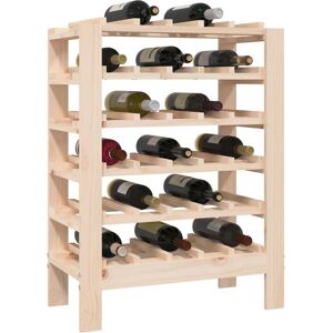 vidaXL Solid Wood Pine Wine Rack - Wine Storage Furniture vidaXL Solid Wood Pine Wine Rack - Wine Storage Furniture