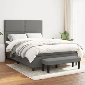 MAISONCHIC Dunkelgrau 140x200cm Bett mit Taschenfederkernmatratze MAISONCHIC Dunkelgrau 140x200cm Bett mit Taschenfederkernmatratze