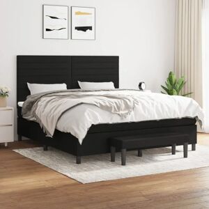 Cama MAISONCHIC con Colchón - Negro 160x200cm Cama MAISONCHIC con Colchón - Negro 160x200cm