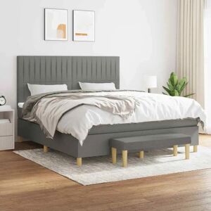 Maisonchic Dunkelgraues Boxspringbett mit Matratze - Bett Typ Maisonchic Dunkelgraues Boxspringbett mit Matratze - Bett Typ