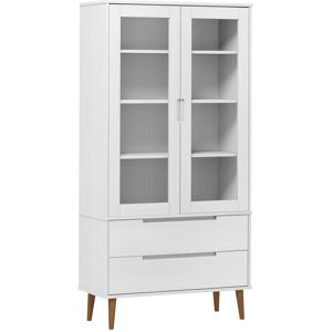 vidaXL MOLDE Estantería de salón blanca - Muebles de salón vidaXL MOLDE Estantería de salón blanca - Muebles de salón