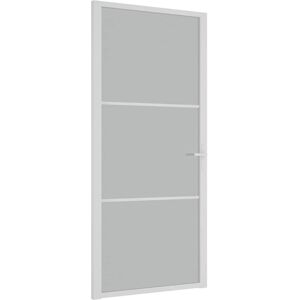 vidaXL Innentür 93x201,5 cm Weiß Matt ESG Glas - Innentür vidaXL Innentür 93x201,5 cm Weiß Matt ESG Glas - Innentür