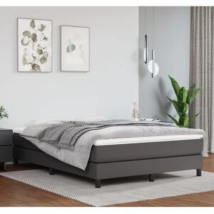 MAISONCHIC Graues Bett mit Taschenfederkernmatratze - Bettart MAISONCHIC Graues Bett mit Taschenfederkernmatratze - Bettart