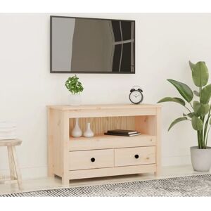 vidaXL Awo94471 Solid Pine TV Cabinet - TV & Media Console vidaXL Awo94471 Solid Pine TV Cabinet - TV & Media Console