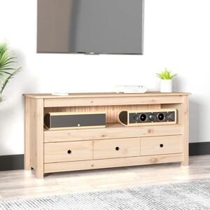 vidaXL Solid Wood Pine TV Cabinet - TV Stand Media HiFi Cabinet - TV Cabinet vidaXL Solid Wood Pine TV Cabinet - TV Stand Media HiFi Cabinet - TV Cabinet