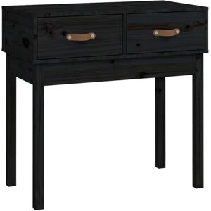 vidaXL 821753 Mesa auxiliar negra 76,5x40x75 cm vidaXL 821753 Mesa auxiliar negra 76,5x40x75 cm