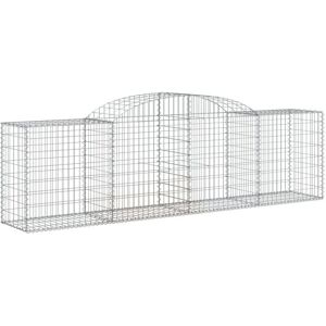 vidaXL Arched Gabion Basket 9 pcs - Garden Decorative Wall vidaXL Arched Gabion Basket 9 pcs - Garden Decorative Wall