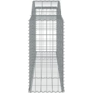 vidaXL Arched Gabion Basket 6 pcs 300x50x100/120 cm - Gabion Basket vidaXL Arched Gabion Basket 6 pcs 300x50x100/120 cm - Gabion Basket
