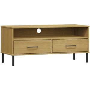 vidaXL Solid Wood Pine TV Cabinet - Oslo Furniture - TV Cabinet vidaXL Solid Wood Pine TV Cabinet - Oslo Furniture - TV Cabinet