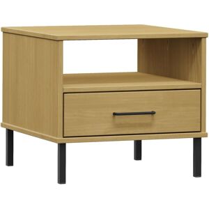 vidaXL Bedside Table - Rustic Pine - Oslo Style vidaXL Bedside Table - Rustic Pine - Oslo Style