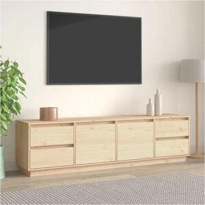 vidaXL TV cabinet 176x37x47.5 cm solid pinewood - TV furniture vidaXL TV cabinet 176x37x47.5 cm solid pinewood - TV furniture