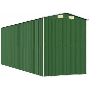 vidaXL Garden Shed Galvanised Steel Green 192x523x223 cm - Garden Shed vidaXL Garden Shed Galvanised Steel Green 192x523x223 cm - Garden Shed