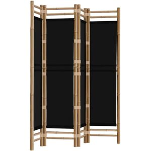 vidaXL Folding Room Divider Black - Room Divider vidaXL Folding Room Divider Black - Room Divider
