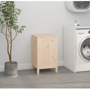 vidaXL Laundry Chest - Large Solid Pine Wood Storage - Brown vidaXL Laundry Chest - Large Solid Pine Wood Storage - Brown