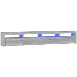 vidaXL 3152728 Gabinete de TV en Sonoma gris con luces LED - Mueble TV vidaXL 3152728 Gabinete de TV en Sonoma gris con luces LED - Mueble TV