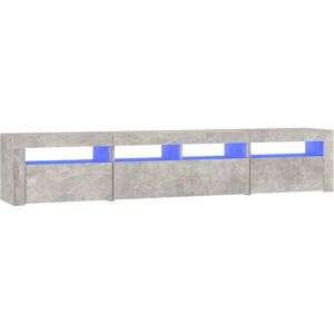 vidaXL 3152733 TV cabinet - LED Grey Media Unit vidaXL 3152733 TV cabinet - LED Grey Media Unit