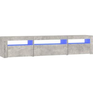 vidaXL 3152733 Mueble de TV - Unidad multimedia con LED gris vidaXL 3152733 Mueble de TV - Unidad multimedia con LED gris