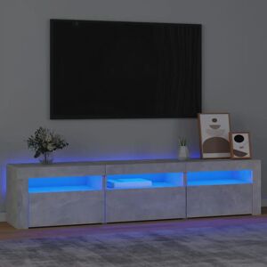 mueble de TV con luces LED vidaXL - Unidad de almacenamiento mueble de TV con luces LED vidaXL - Unidad de almacenamiento