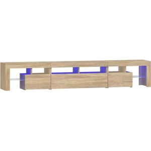 vidaXL Sonoma eg TV-skab - 230x36,5x40 cm med LED-lys vidaXL Sonoma eg TV-skab - 230x36,5x40 cm med LED-lys