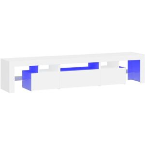 vidaXL TV cabinet with LED lights - Entertainment Center vidaXL TV cabinet with LED lights - Entertainment Center