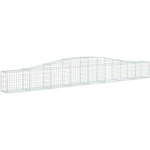 Maisonchic Arch Iron Galvanized Gabion Basket - Garden Decor Maisonchic Arch Iron Galvanized Gabion Basket - Garden Decor