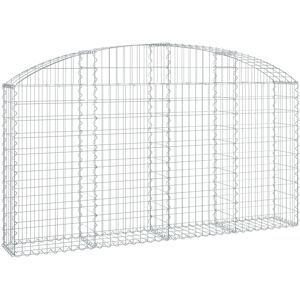 vidaXL Arched Gabion Basket 200x30x100/120 cm - Gabion Basket vidaXL Arched Gabion Basket 200x30x100/120 cm - Gabion Basket